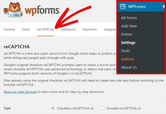 Avoid Spam Messages Using WPForms & reCAPTCHA [Easily!] 1