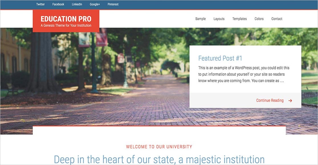 21 education wordpress themes for websites
