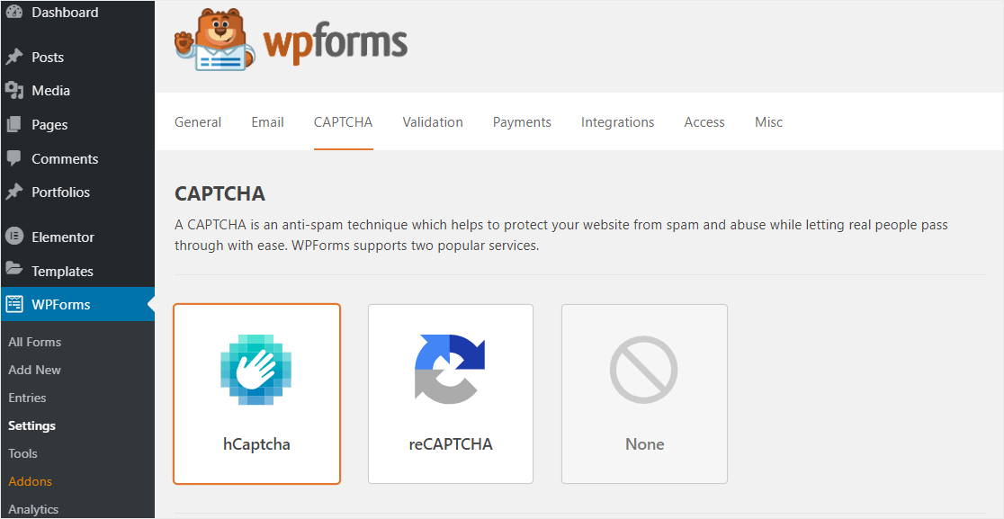 How To Set Up hCaptcha with WPForms - A Free And Privacy-focused Alternative